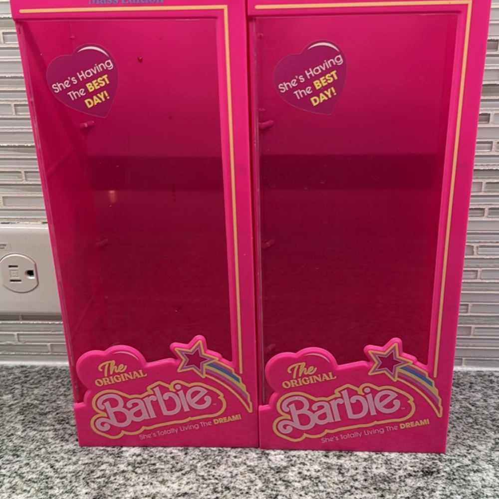 Barbie popcorn bucket set of 2